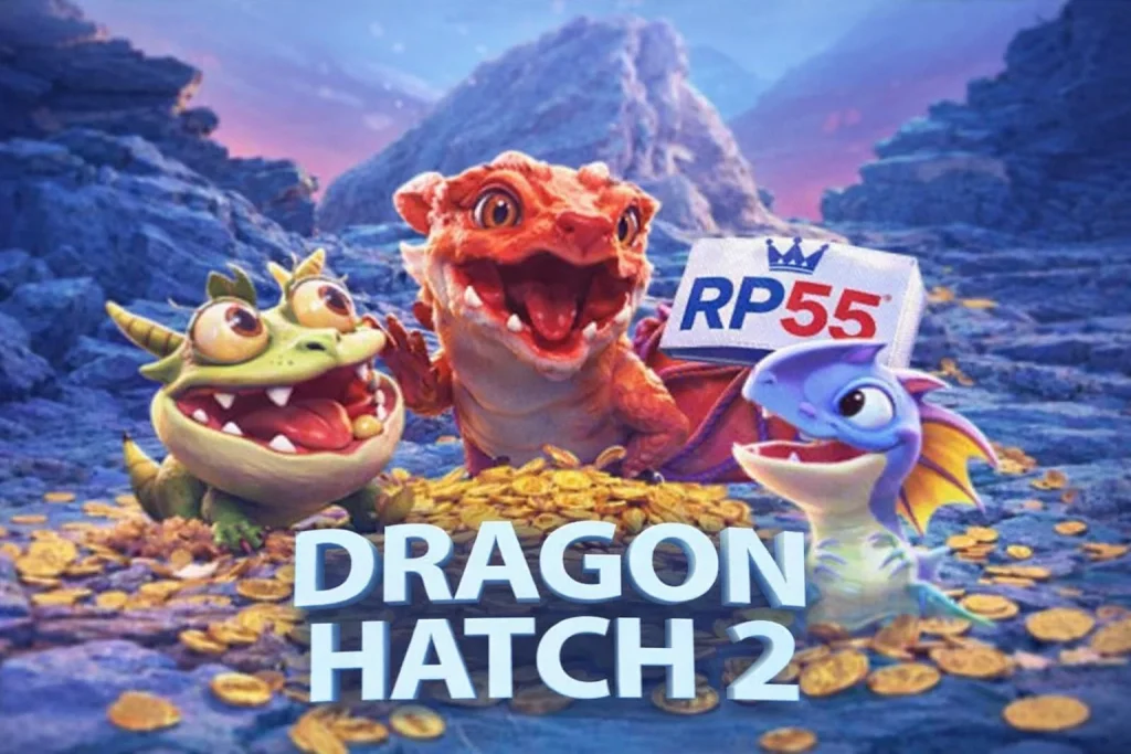 Gameplay DRAGON HATCH 2 di RP55 dengan visual naga berwarna-warni dan pengalaman bermain yang nyaman