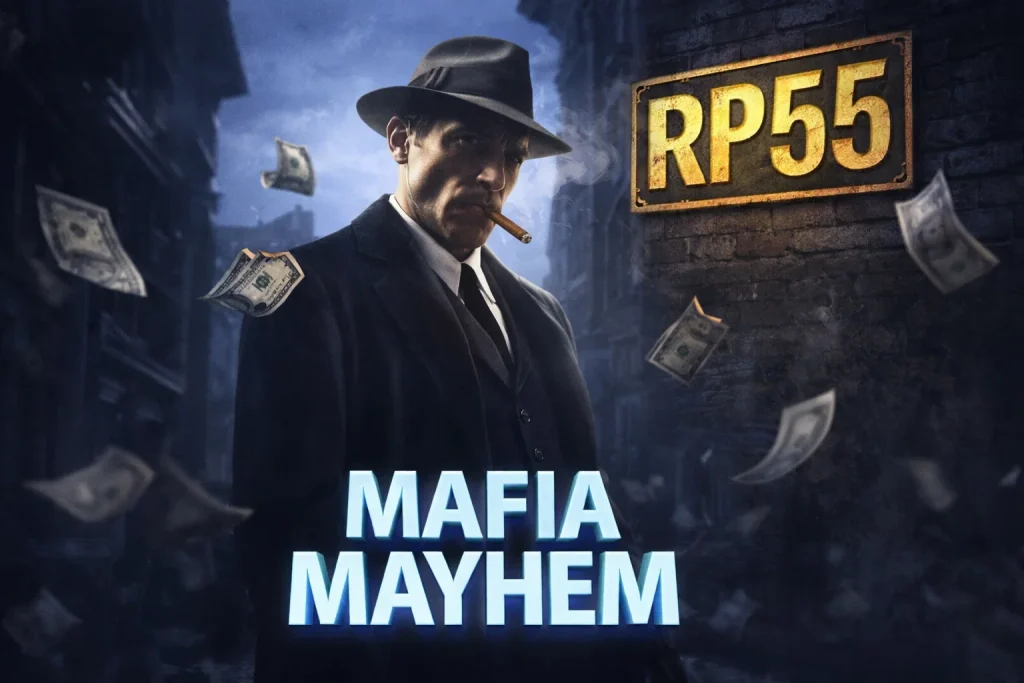 MAFIA MAYHEM dengan nuansa dunia mafia yang realistis di platform RP55