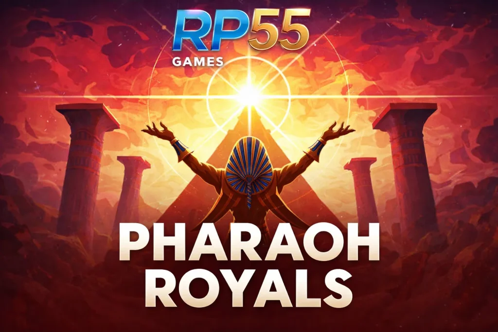 Ilustrasi tema Mesir Kuno dalam PHARAOH ROYALS di RP55